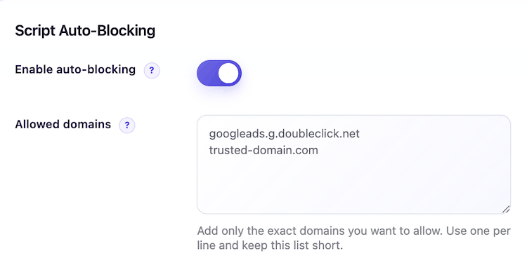 Add snippet to custom service