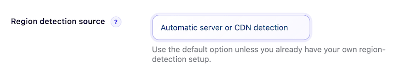 Region Detection Source