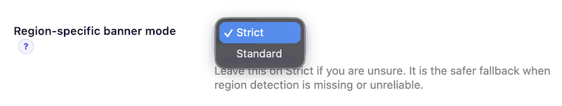 Strict or standard mode