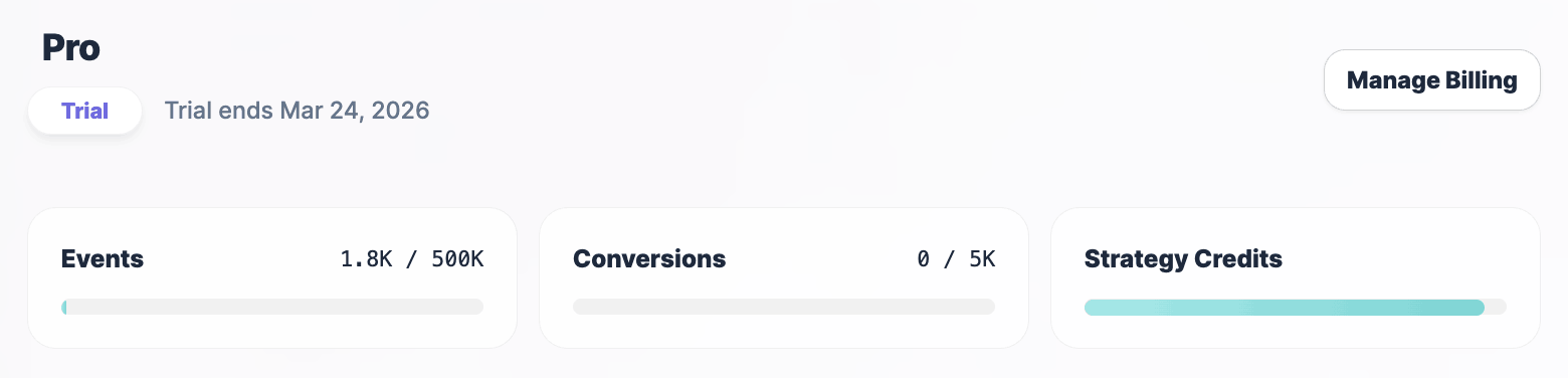 Usage limits of paid plan