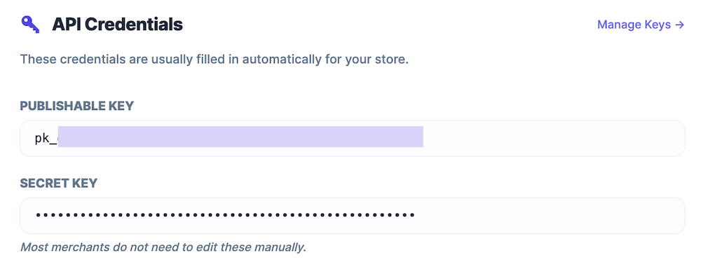 API keys setup in OneLence Connect