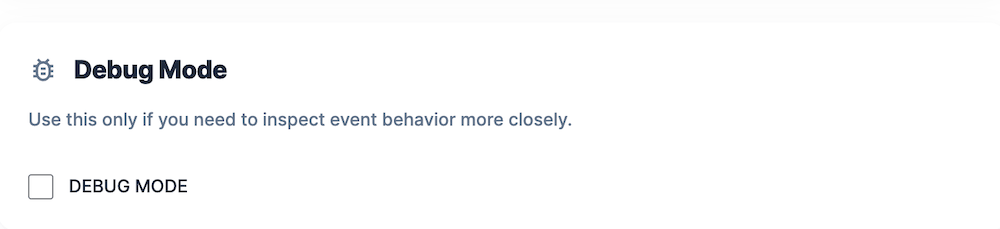 Debug mode setup in OneLence Connect